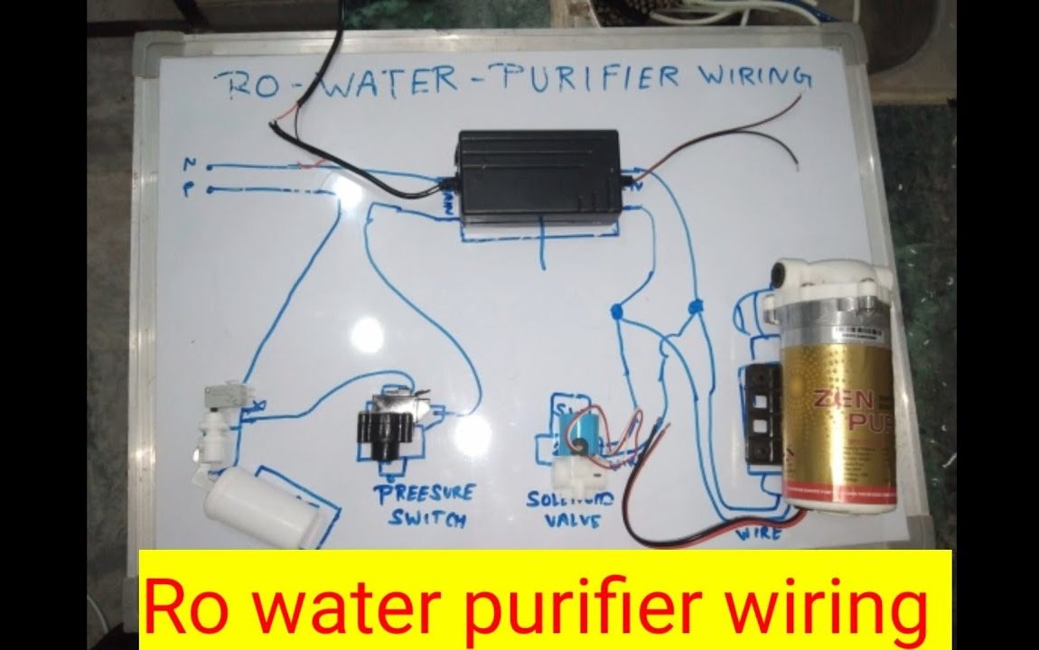 Ro water purifier wiring || ro water filter ki wiring kaise keep || wiring diagram