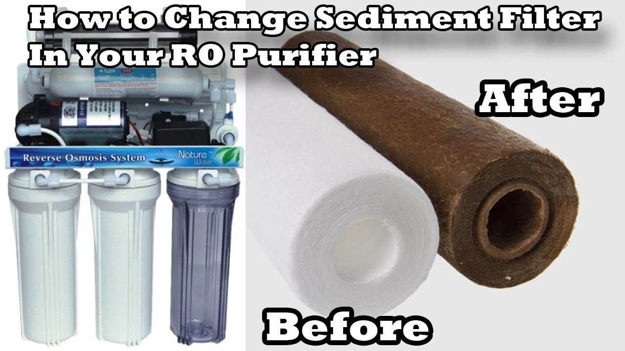 How to Change a Sediment Filter in your RO Water purifier Step by Step