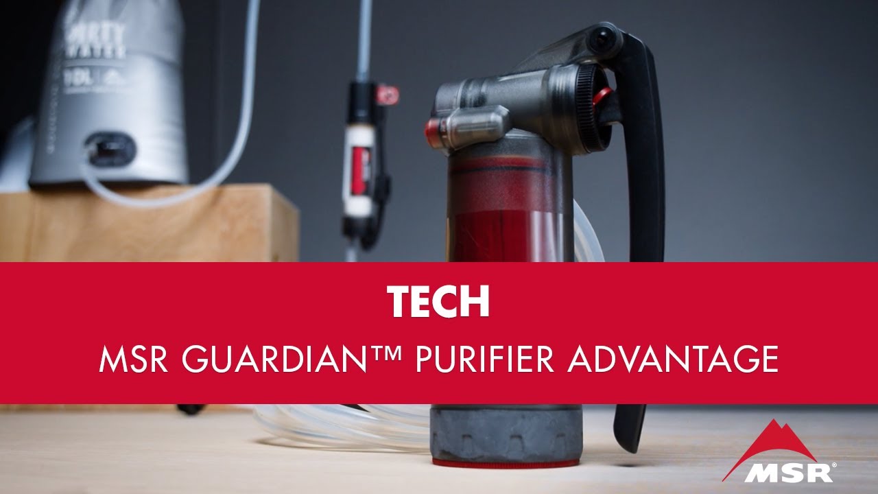 MSR Guardian™ Water Purifier Advantage