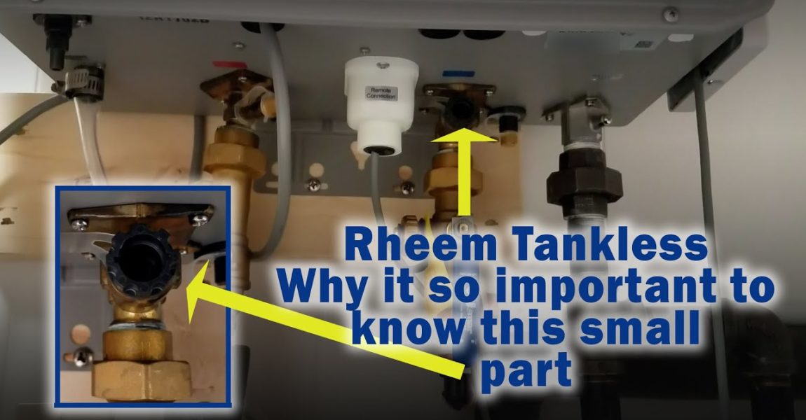 Rheem Tankless Water Filter Cleaning