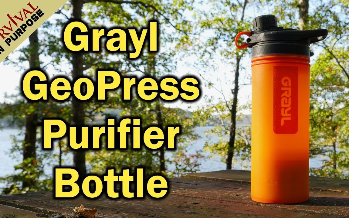 Grayl GeoPress Water Purifier Bottle - Way More Than A Water Filter!