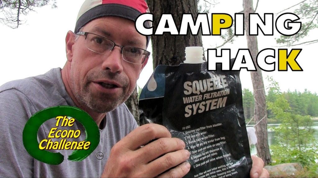 Camping Hack - Sawyer Squeeze Water Filtration System