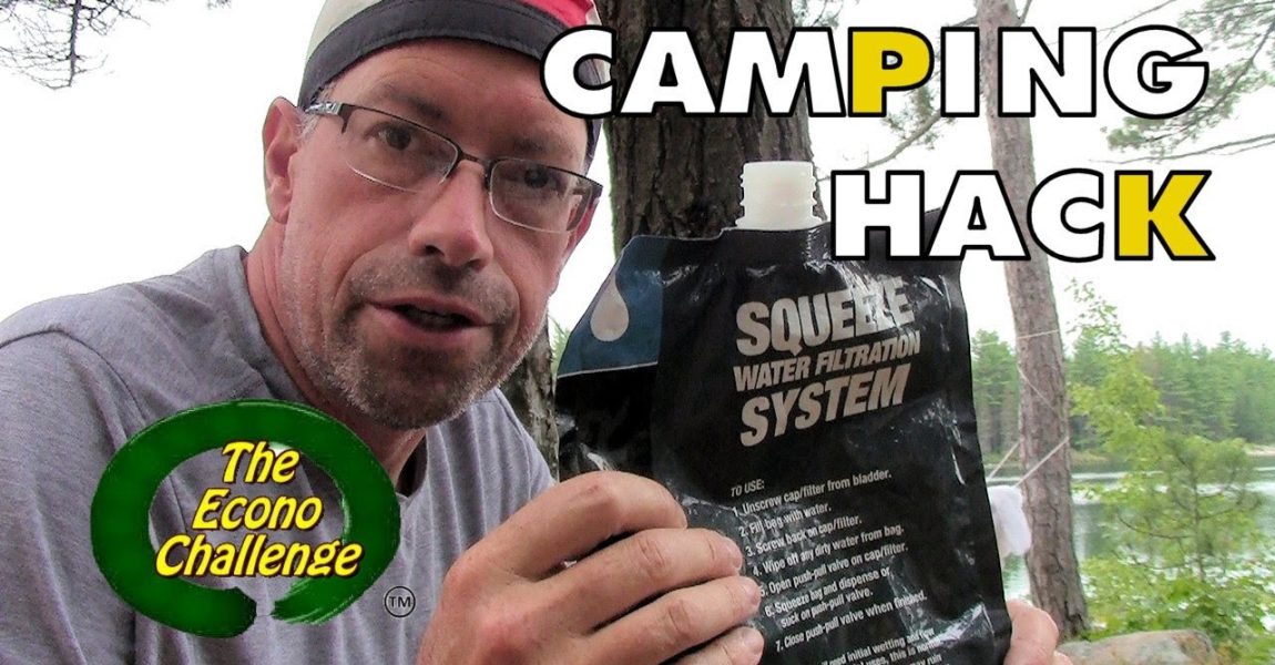 Camping Hack - Sawyer Squeeze Water Filtration System