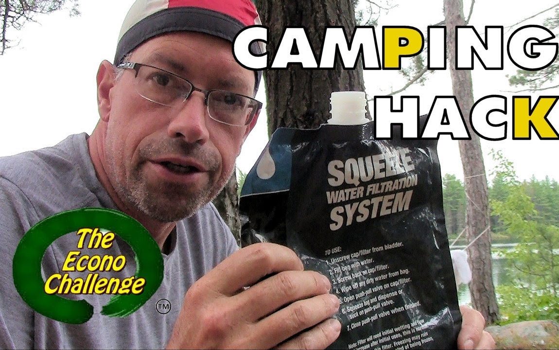 Camping Hack - Sawyer Squeeze Water Filtration System