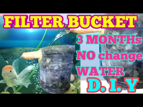 D. I. Y FILTER BUCKET FOR AQUARIUM | FILTER MEDIA SETUP | DIY | WATER FILTRATION NEEDS : TAGALOG