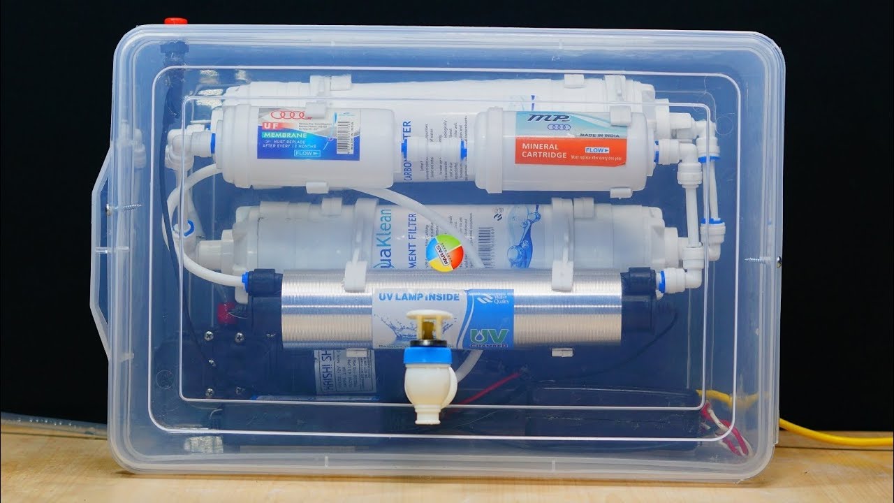 DIY Portable Water Purifier at Home II Low Cost II
