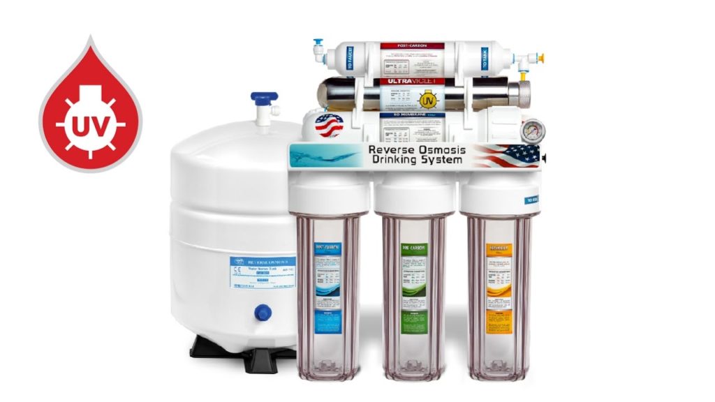 Express Water UV ULTRA-VIOLET Sterilizer Reverse Osmosis Home Drinking Water Filtration System