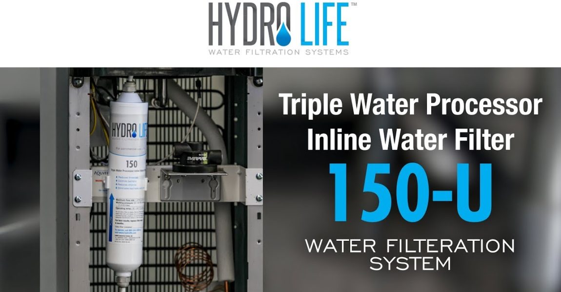 Hydro Life™ Triple Water Processor Inline Water Filter 150-U Water Filtration System