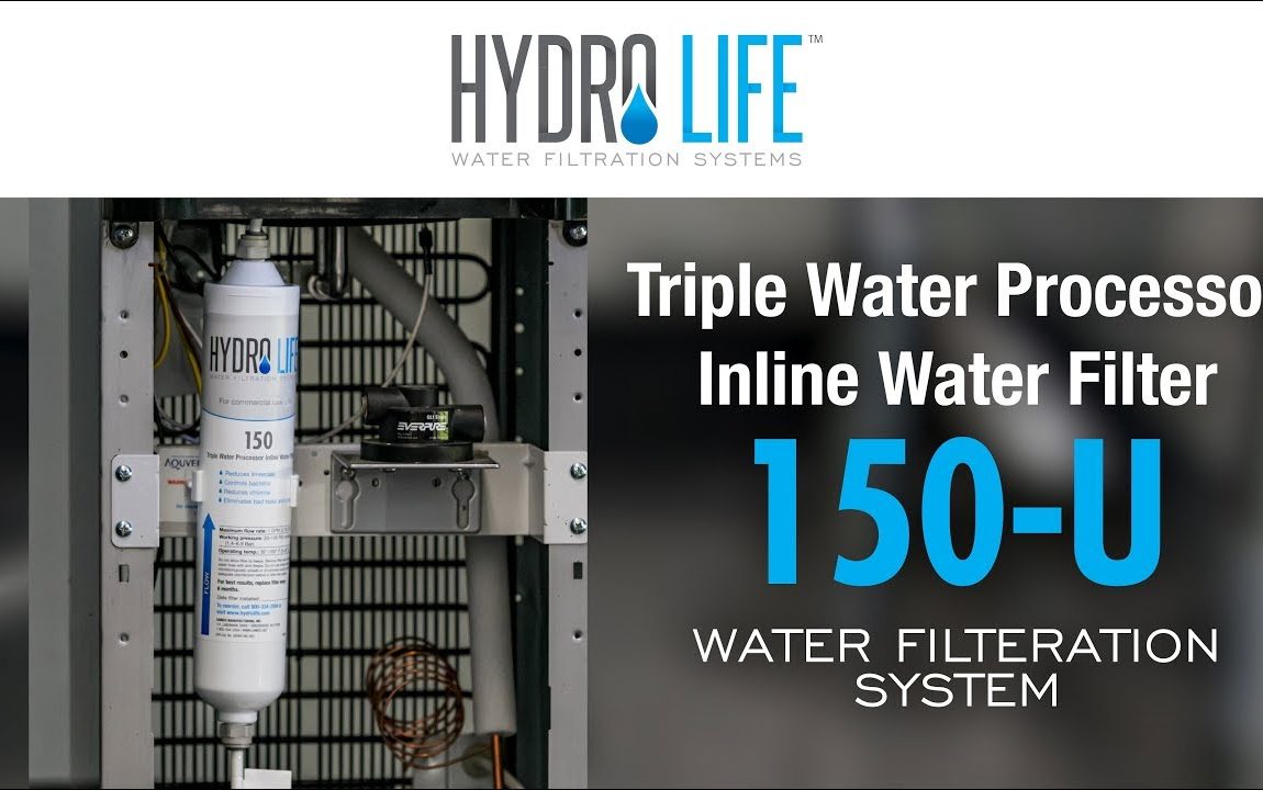 Hydro Life™ Triple Water Processor Inline Water Filter 150-U Water Filtration System