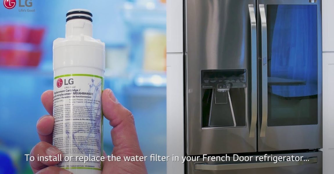 LG French Door Refrigerator - Installing the Upper Interior Water Filter