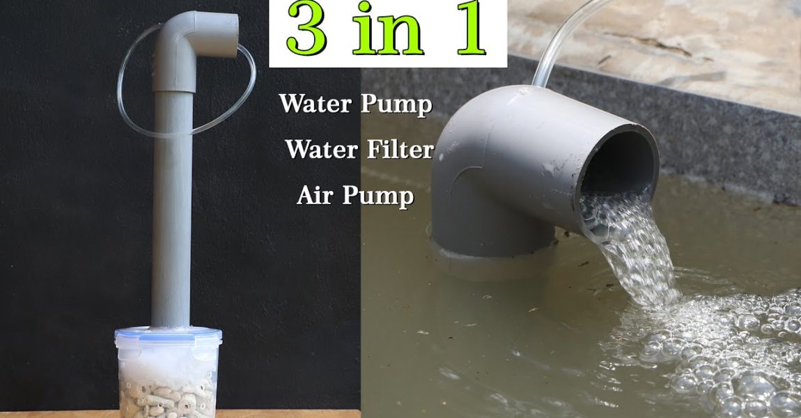 3 in 1 Aquarium Air Pumps, Water Pump, Water Filter for Fish Tank