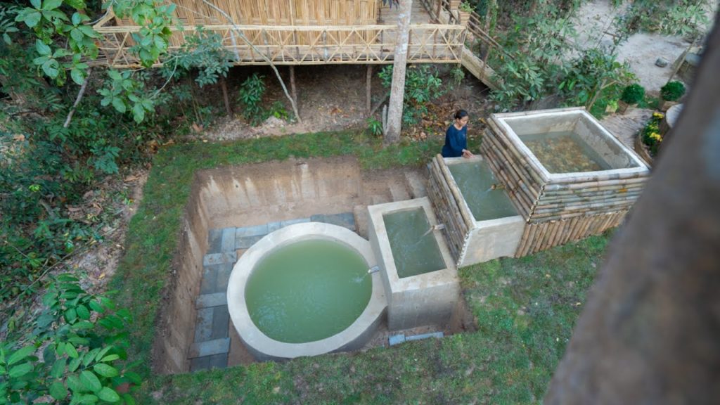 Girl Living Off The Grid, Build New Underground Water Filter for Cleaning Water