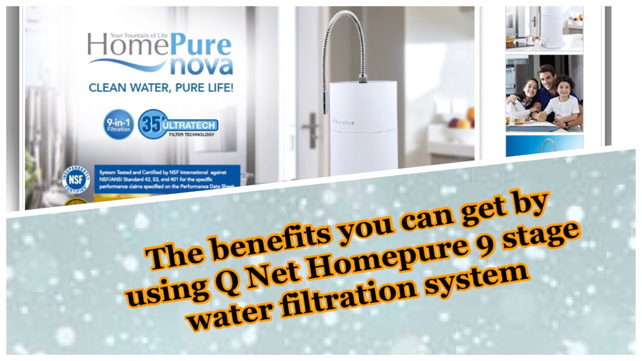 HomePure Nova BENEFITS 9 Stage Water Filtration System