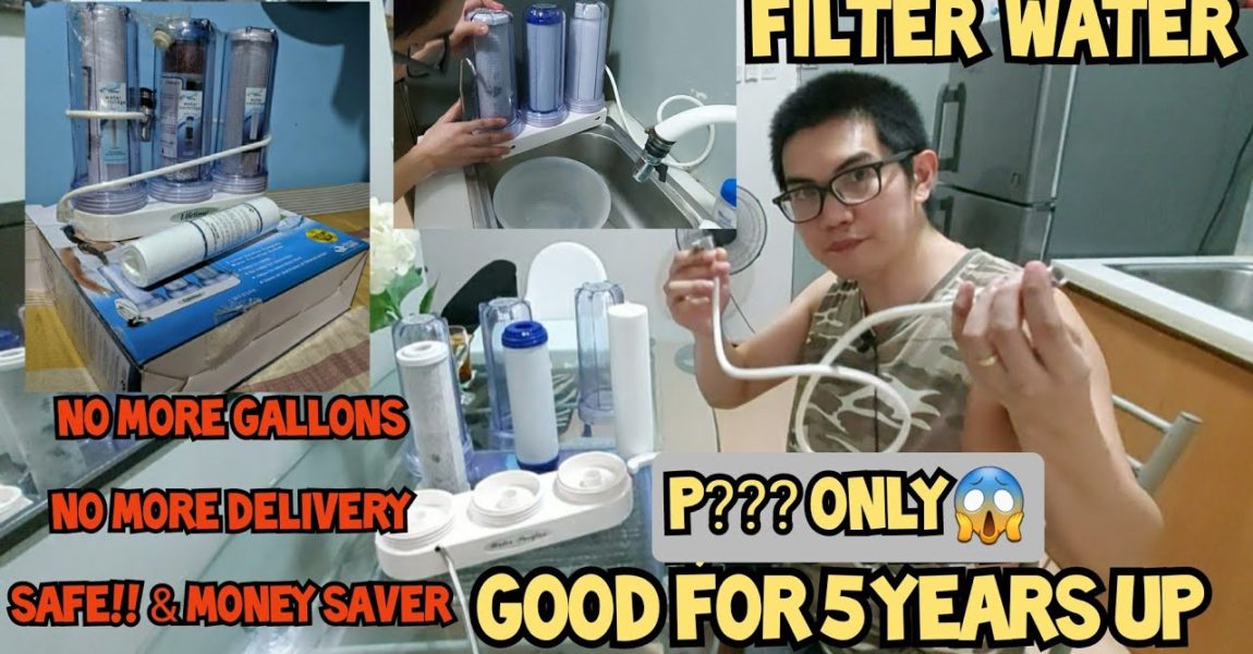 How to set up and save money using filter water at home!!  DI NA KO NAGPAPADELIVER NG GALLONS.