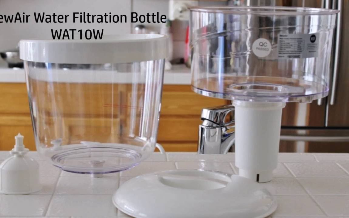 NewAir WAT10W- Water Filtration Bottle Setup (Review)