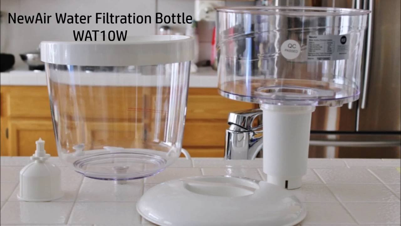 NewAir WAT10W Water Filtration Bottle Setup (Review)