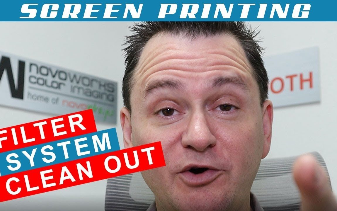 Screen Printing Water Filtration Clean Out
