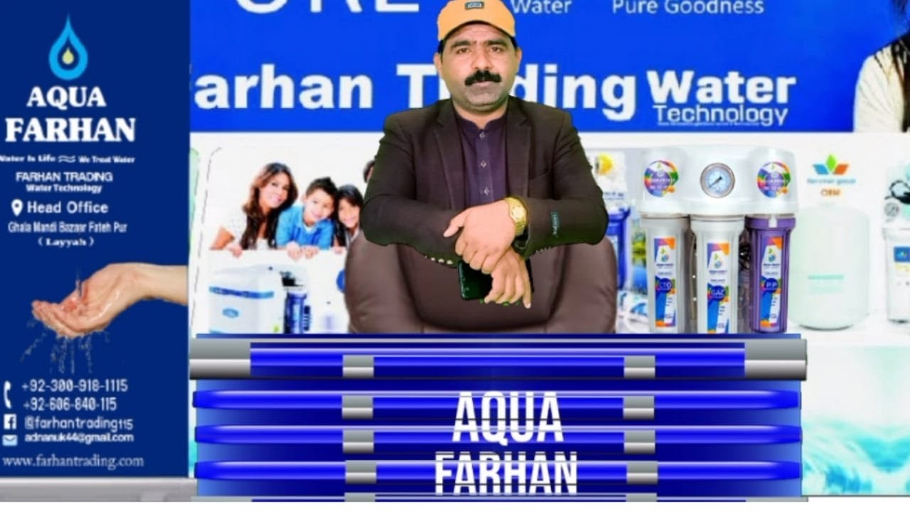 Best Water Filter System for home in Pakistan aqua farhan Water