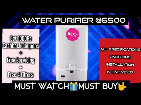 Best Water Purifier In India | Livpure glitz Uv+Uf water Purifier | Unboxing Installation And Review