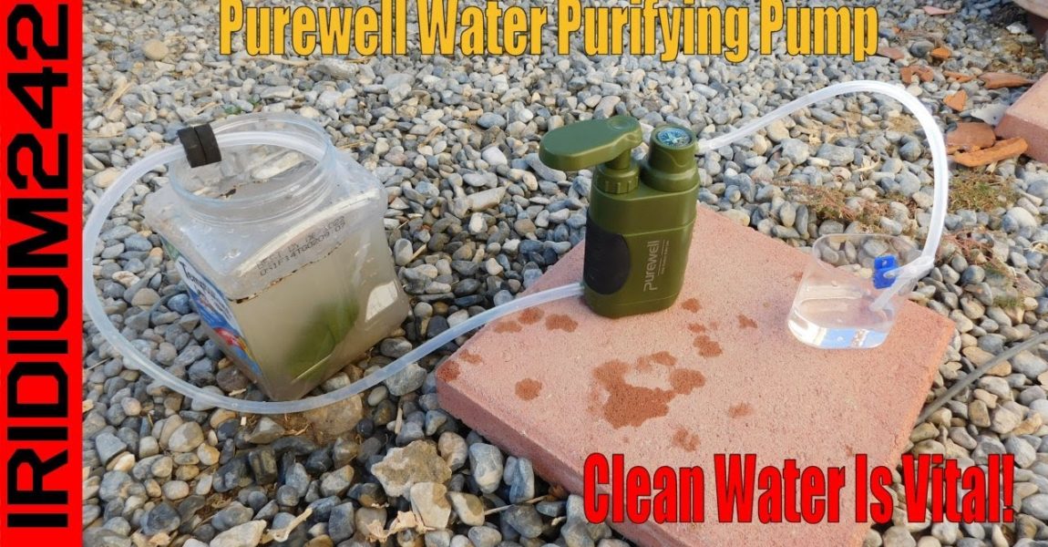 Purewell Water Purifying Pump - 0 01 Micron Filter!