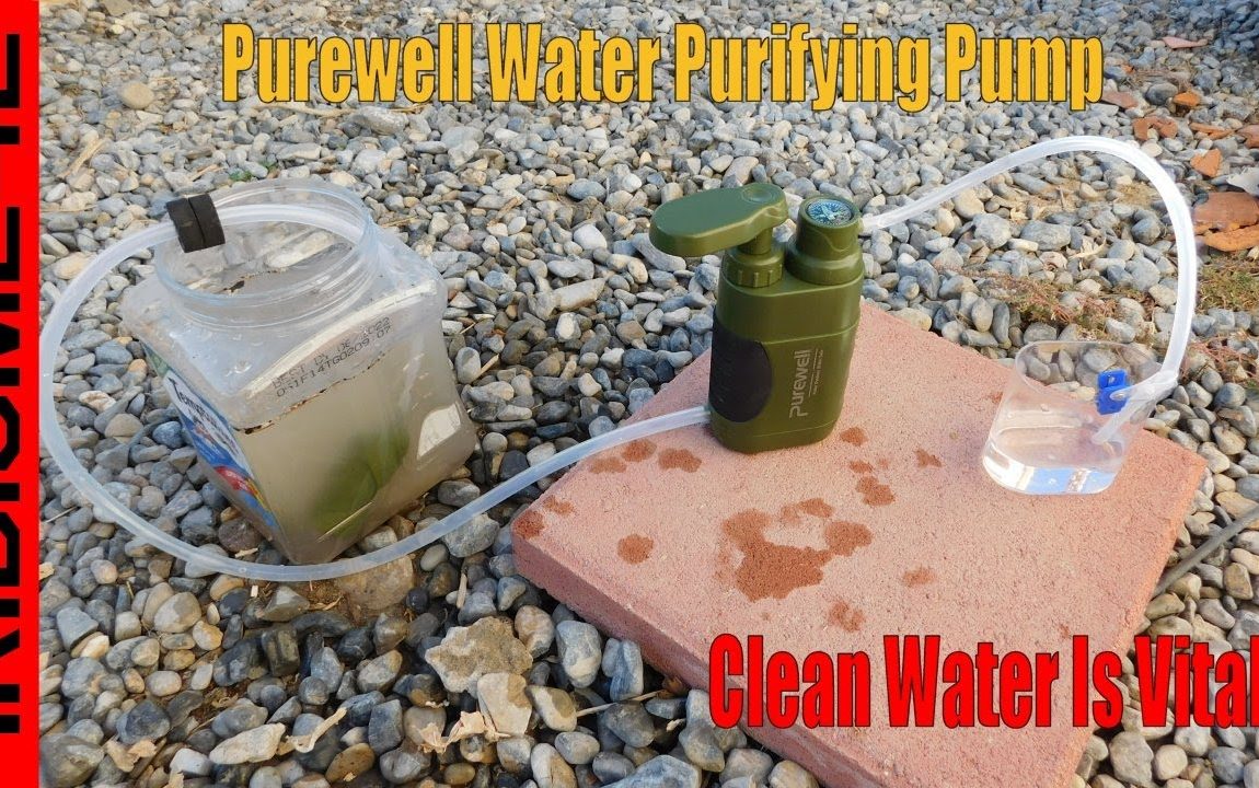 Purewell Water Purifying Pump - 0 01 Micron Filter!