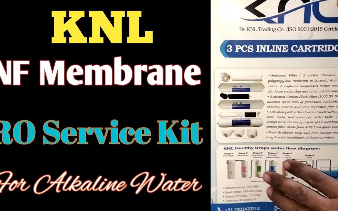 KNL NF Membrane RO Service Kit Of Water Purifier For The Best Alkaline Water | RO Water Support |