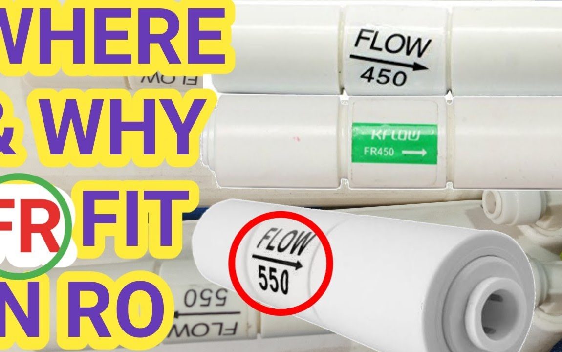 WHY & WHERE FR FIT OR INSTALL IN RO WATER FILTER . WHAT IS USE OF FR.FR का RO में कया काम है