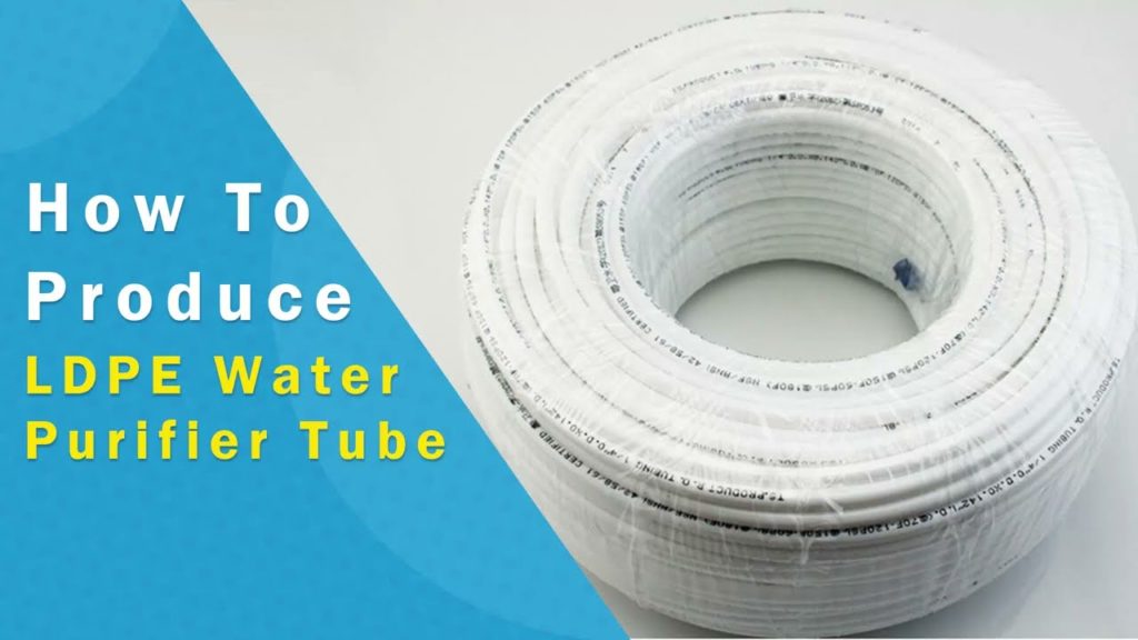 Plastic PE RO Water LDPE Pipe Making Machine