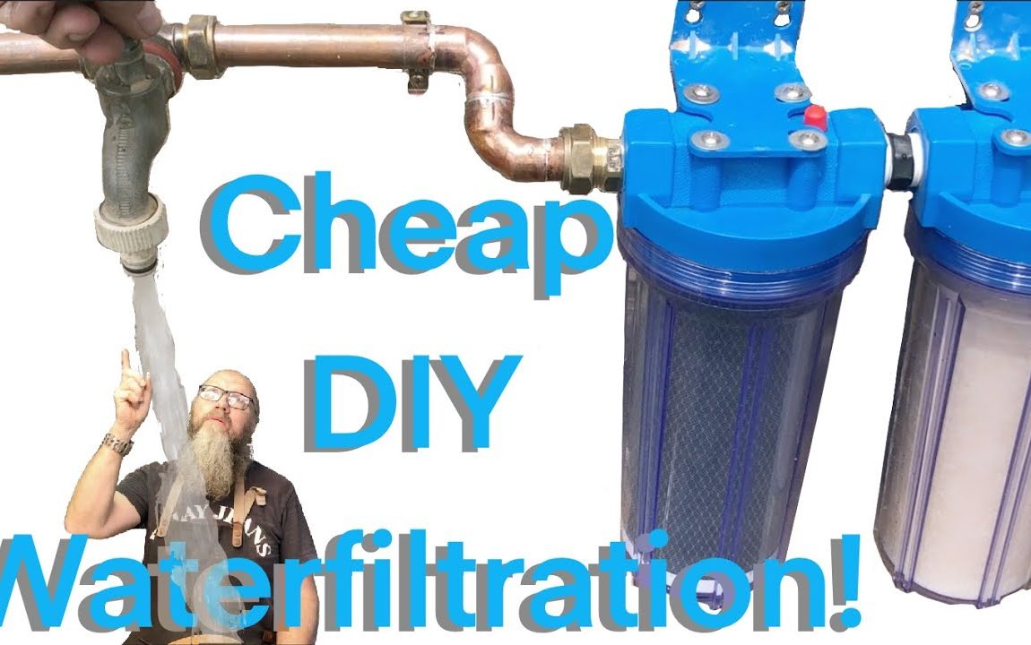 How to install a low cost water filtration system to your home