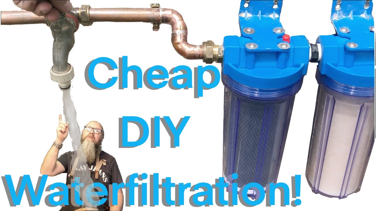 How to install a low cost water filtration system to your home