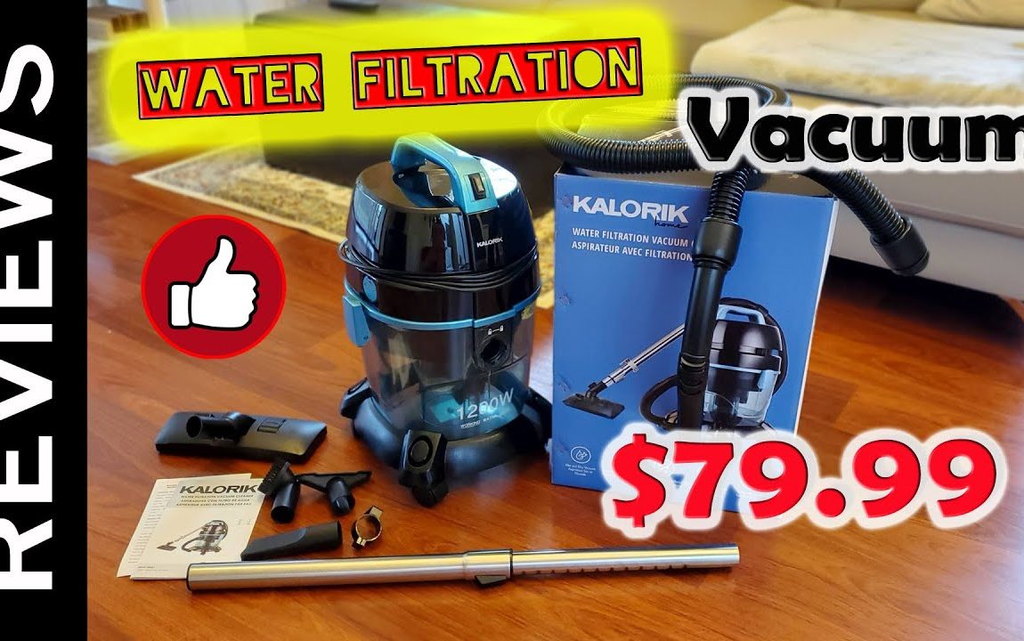 Kalorik Water Filtration Vacuum for $79.99 Review 10/2021