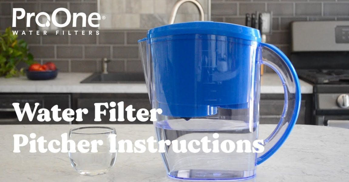 ProOne Water Filter Pitcher Instructions