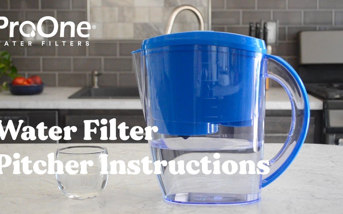 ProOne Water Filter Pitcher Instructions