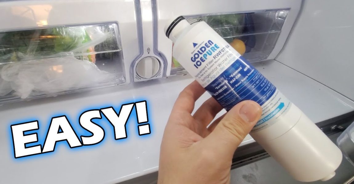 How To Change The Water Filter In A Samsung Refrigerator and Reset Water Filter Light