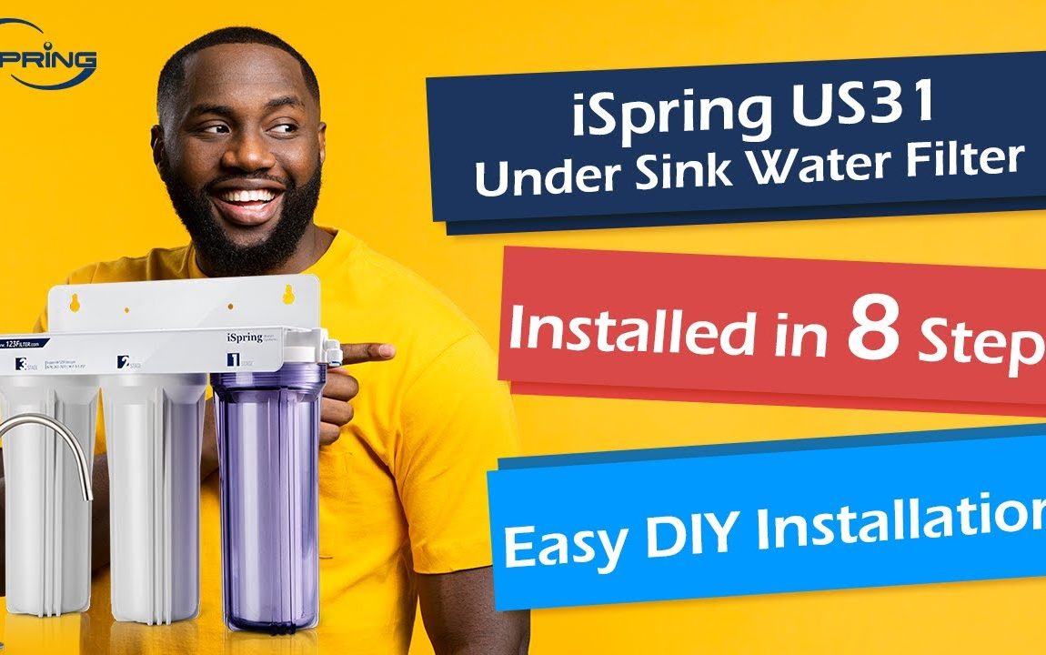 How to Install iSpring US31 Under Sink Water Filtration System | Step by Step Easy DIY