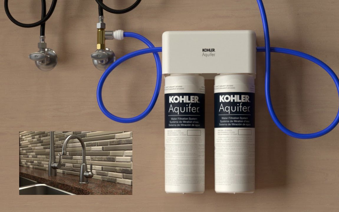 Kohler Aquifer Double Cartridge Water Filtration System