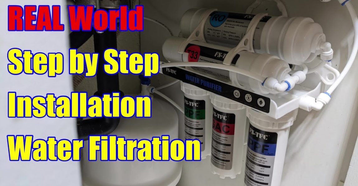 WHY this not THAT - Water filtration system installation Step by Step instructions - FS-RO-100G-A