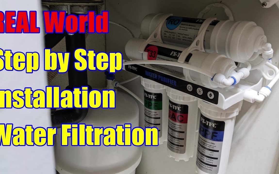 WHY this not THAT - Water filtration system installation Step by Step instructions - FS-RO-100G-A