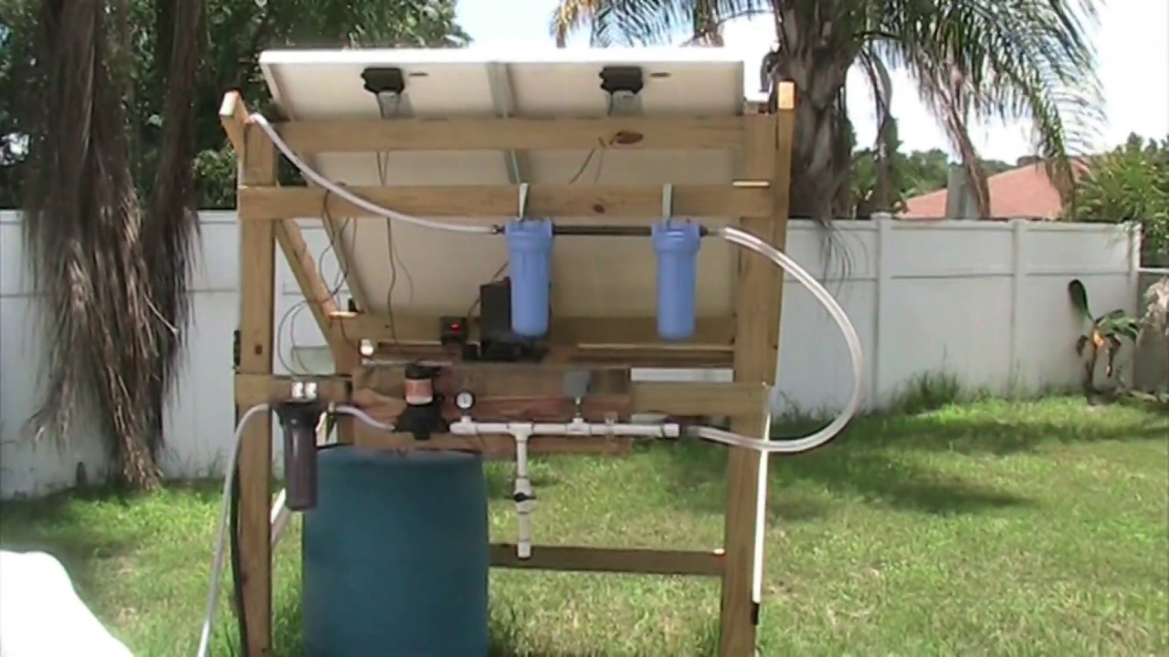 Offgrid Whole house rain water filtration system