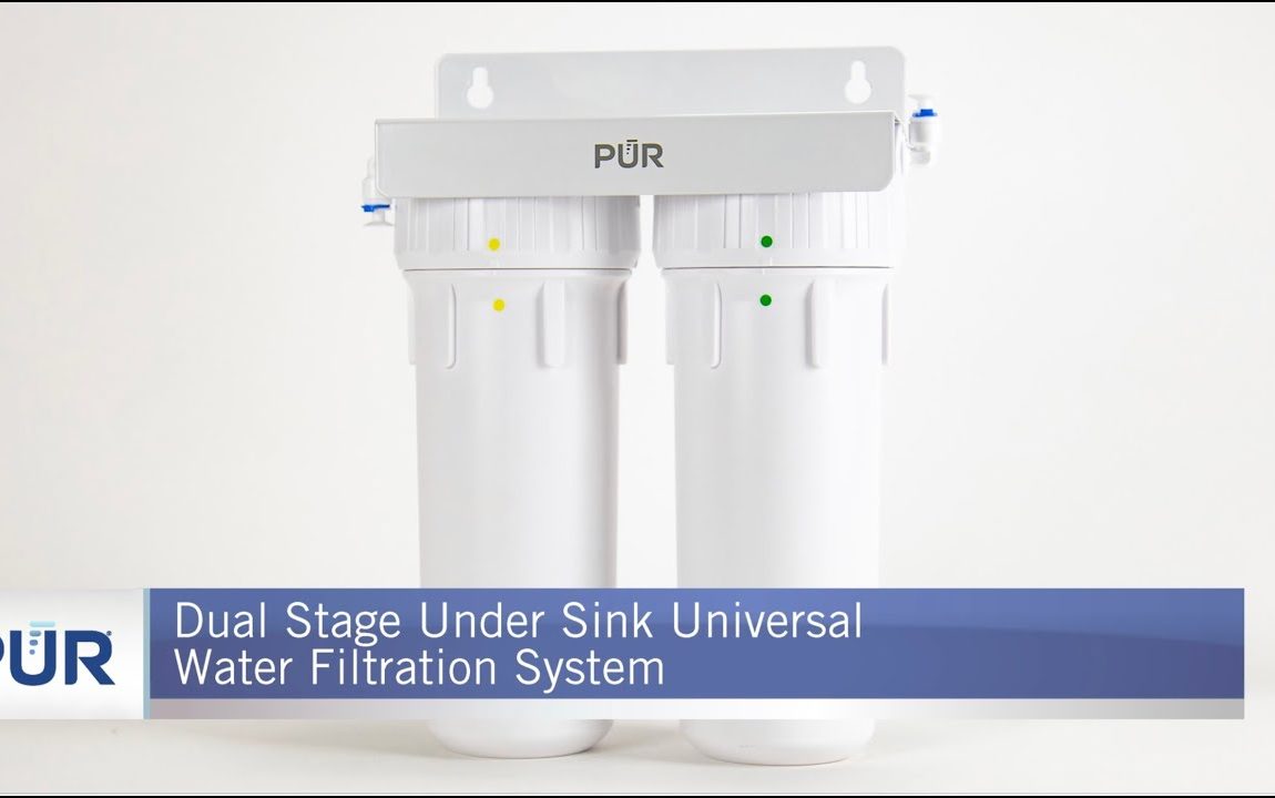 PUR Dual Stage Under Sink Universal Water Filtration System