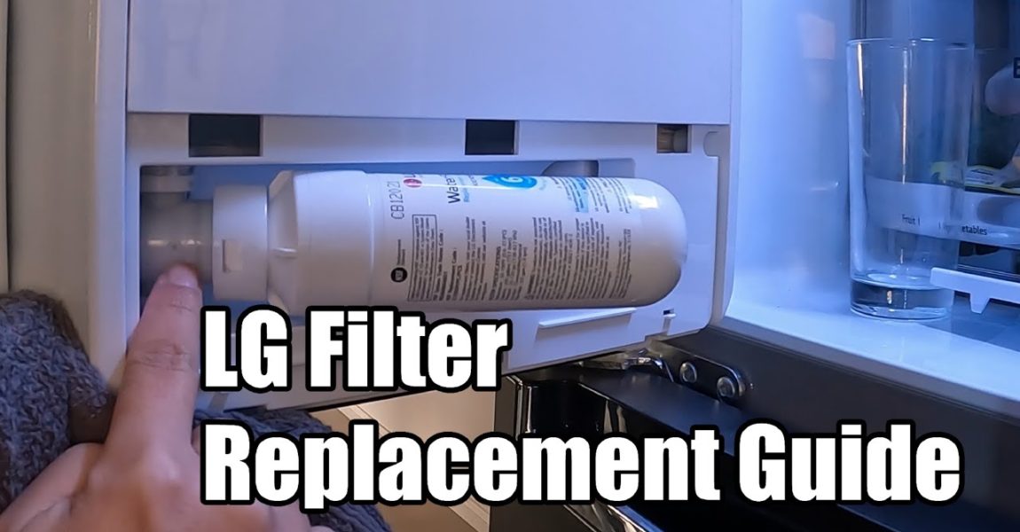 How to Change and Install the Water Filter for LG Fridge (Filter Replacement for LT1000P) | 4K