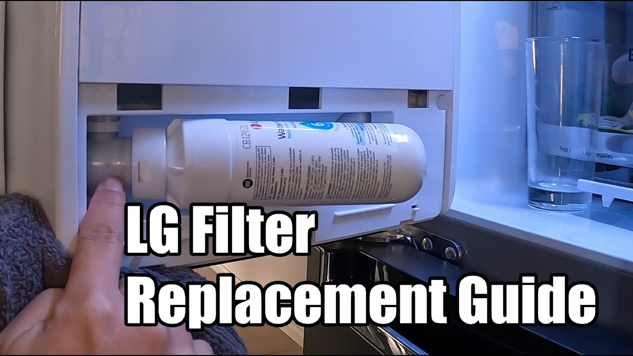How to Change and Install the Water Filter for LG Fridge (Filter