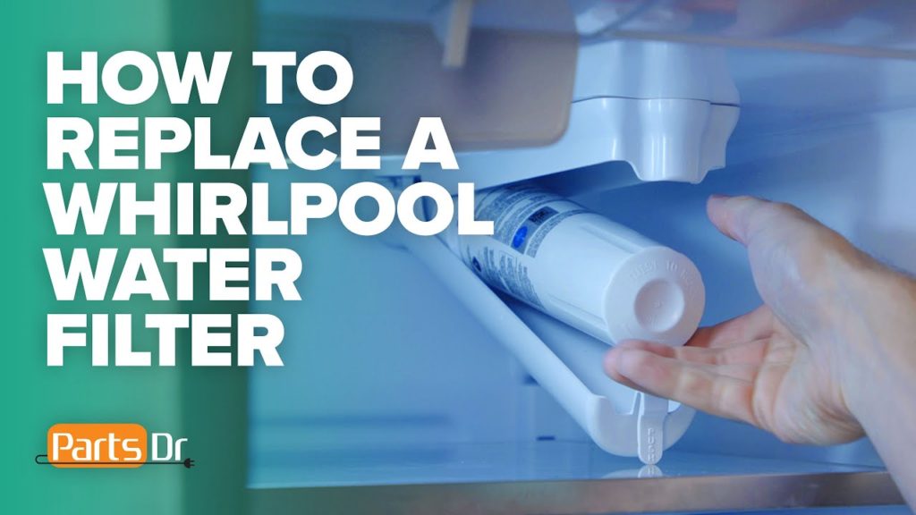 How to replace Whirlpool refrigerator water filter 4 part # EDR4RXD1