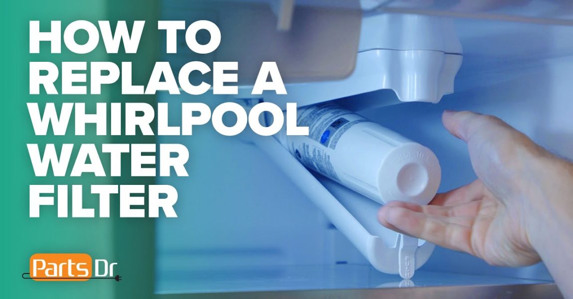 How to replace Whirlpool refrigerator water filter 4 part # EDR4RXD1