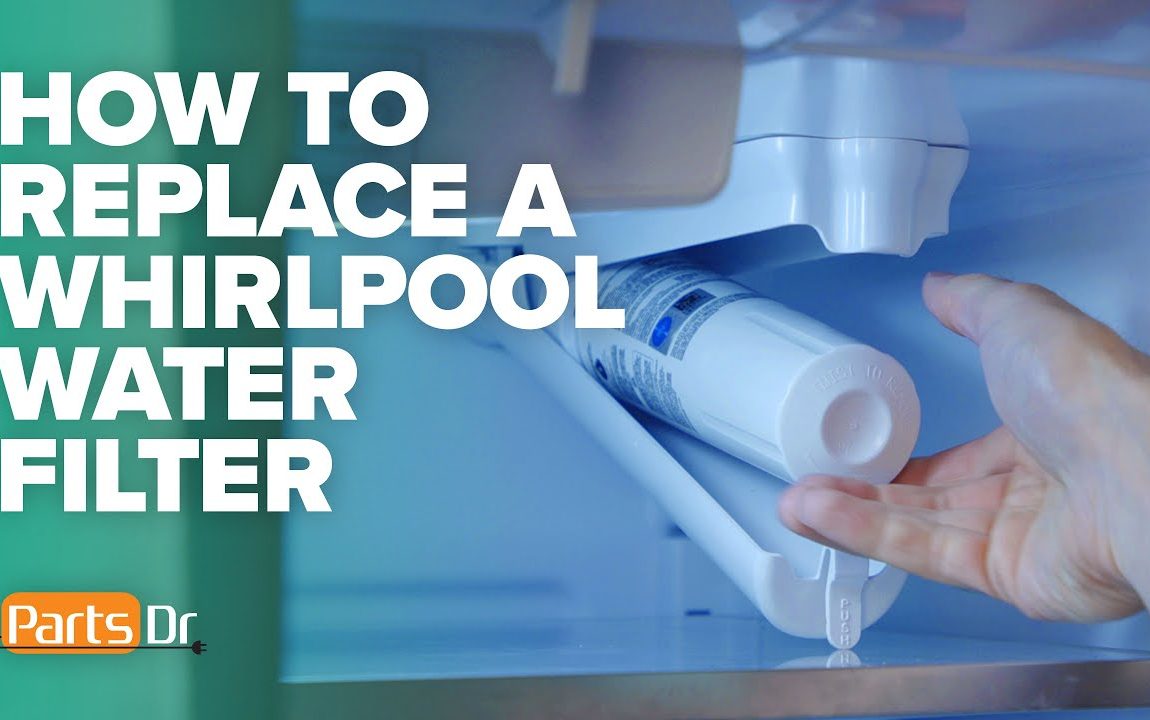 How to replace Whirlpool refrigerator water filter 4 part # EDR4RXD1