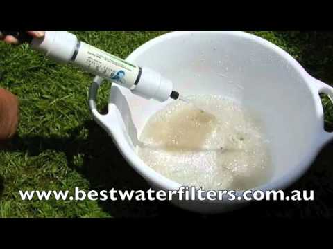 BEST RV WATER FILTER backflushing