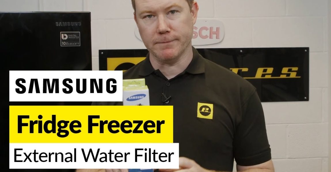 How to Replace The External Water Filter on a Samsung Fridge Freezer