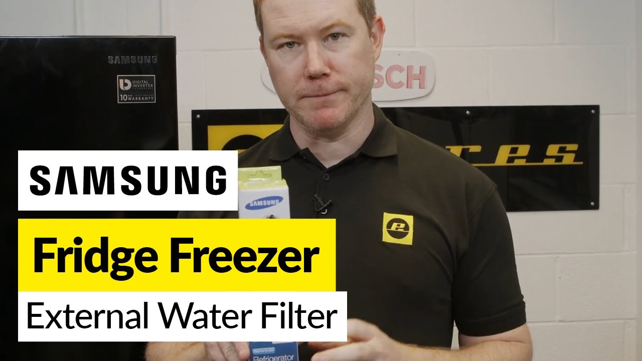 How to Replace The External Water Filter on a Samsung Fridge Freezer