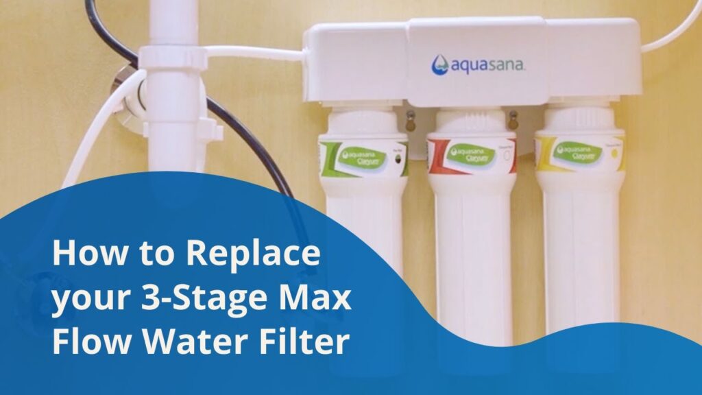 How to Replace Your 3-Stage Max Flow Under Counter Water Filter