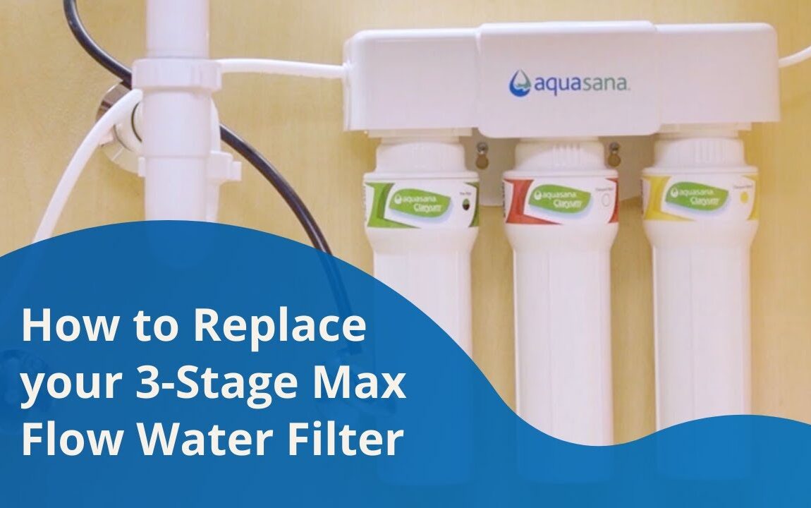 How to Replace Your 3-Stage Max Flow Under Counter Water Filter